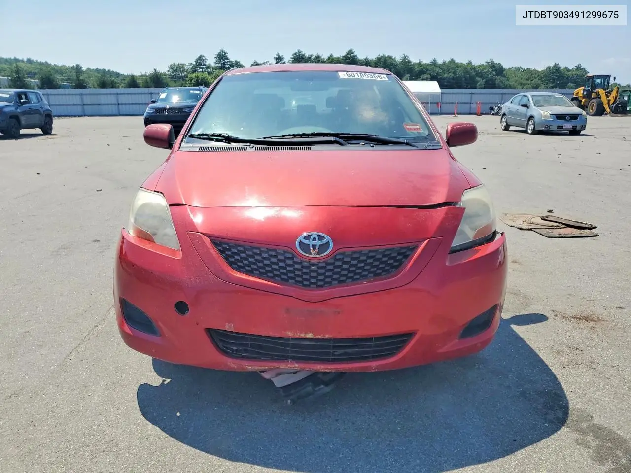 2009 Toyota Yaris Base VIN: JTDBT903491299675 Lot: 60189366