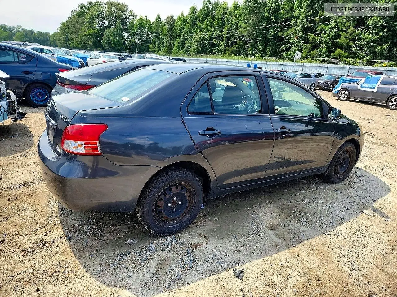2009 Toyota Yaris Base VIN: JTDBT903391335680 Lot: 60581106
