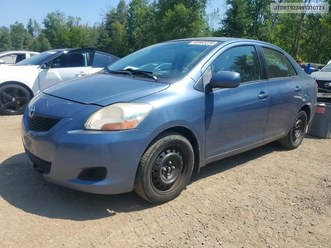 2009 Toyota Yaris Base VIN: JTDBT923491310123 Lot: 60983226