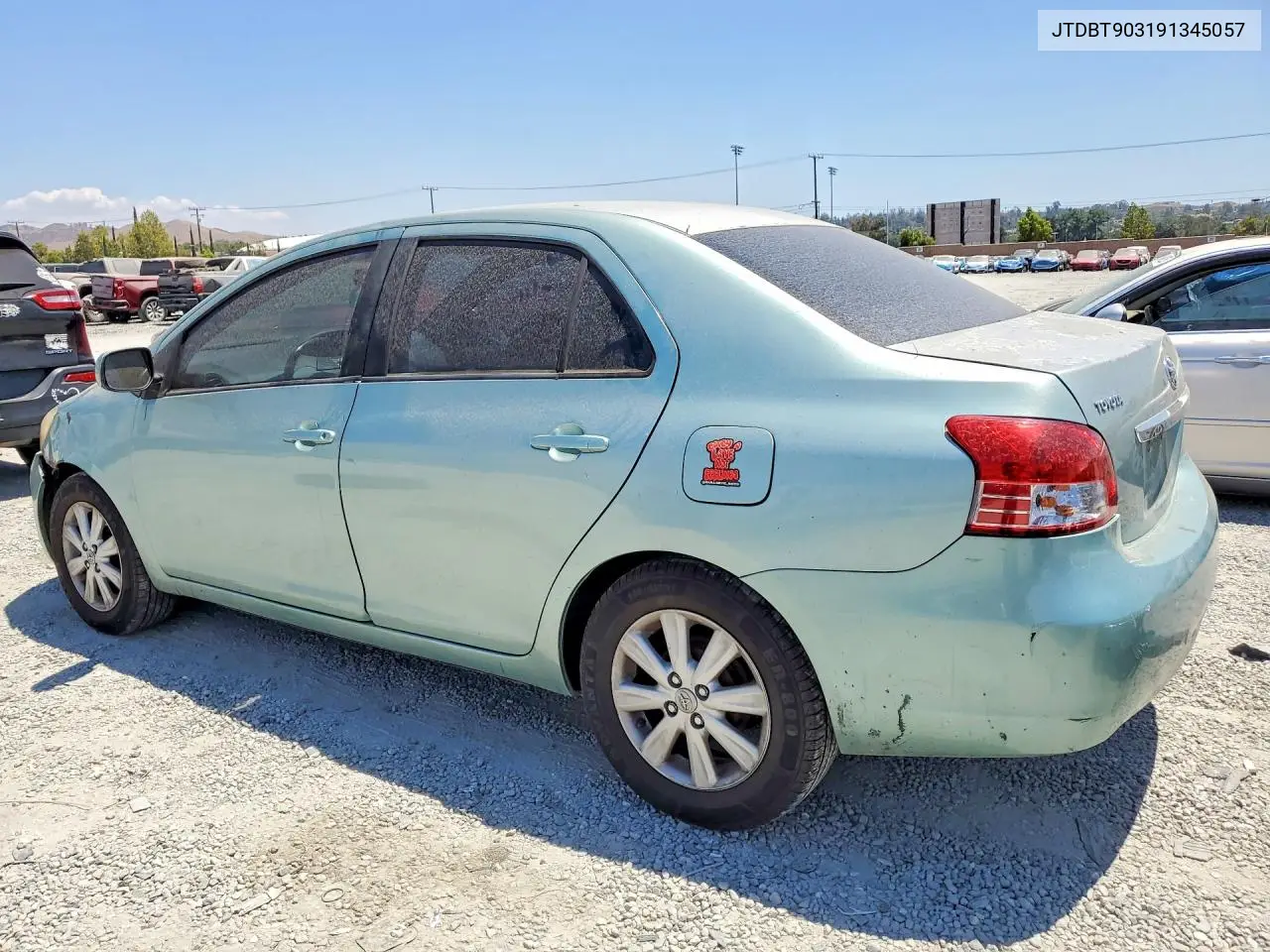 2009 Toyota Yaris Base VIN: JTDBT903191345057 Lot: 61353196