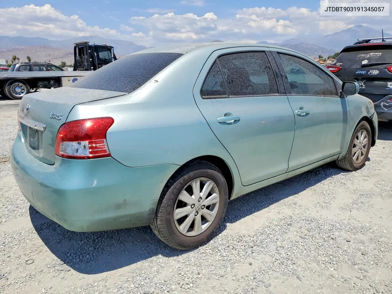 2009 Toyota Yaris Base VIN: JTDBT903191345057 Lot: 61353196