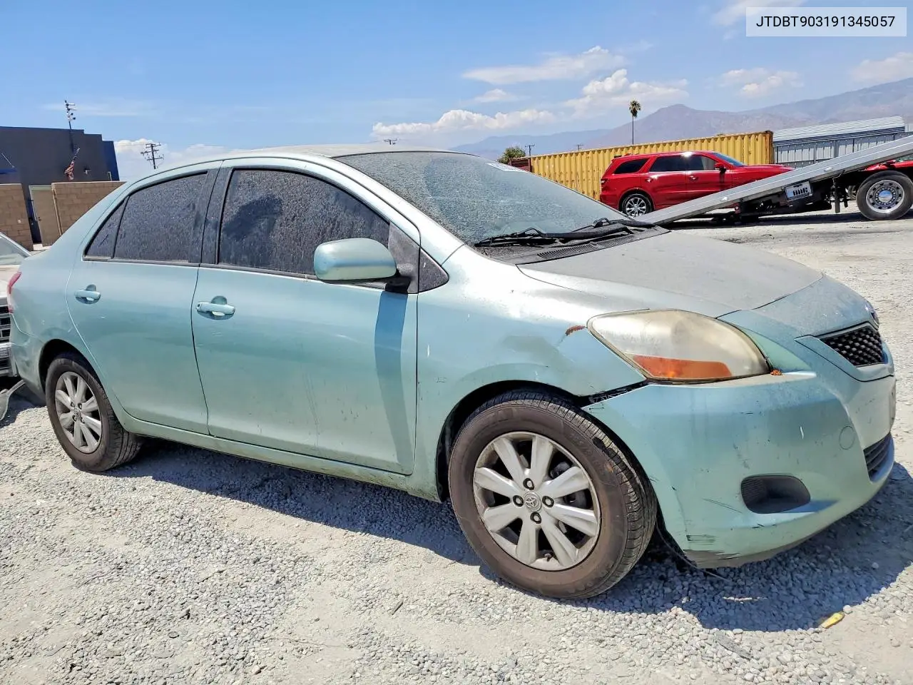 2009 Toyota Yaris Base VIN: JTDBT903191345057 Lot: 61353196