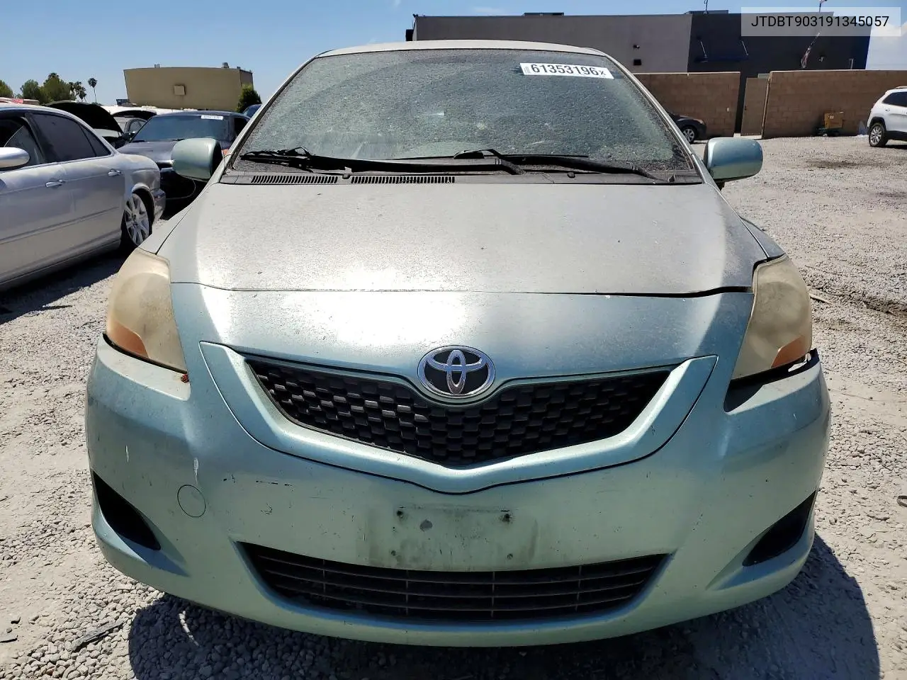 2009 Toyota Yaris Base VIN: JTDBT903191345057 Lot: 61353196
