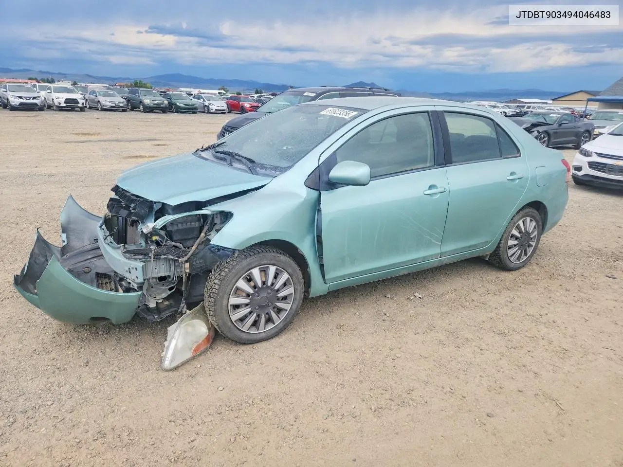 2009 Toyota Yaris Base VIN: JTDBT903494046483 Lot: 61623356