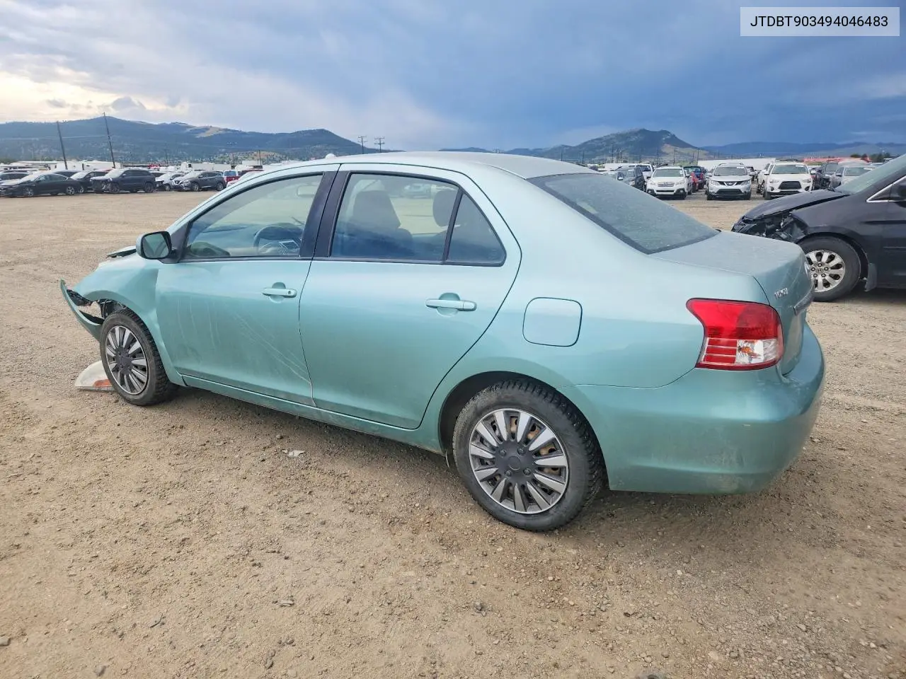 2009 Toyota Yaris Base VIN: JTDBT903494046483 Lot: 61623356