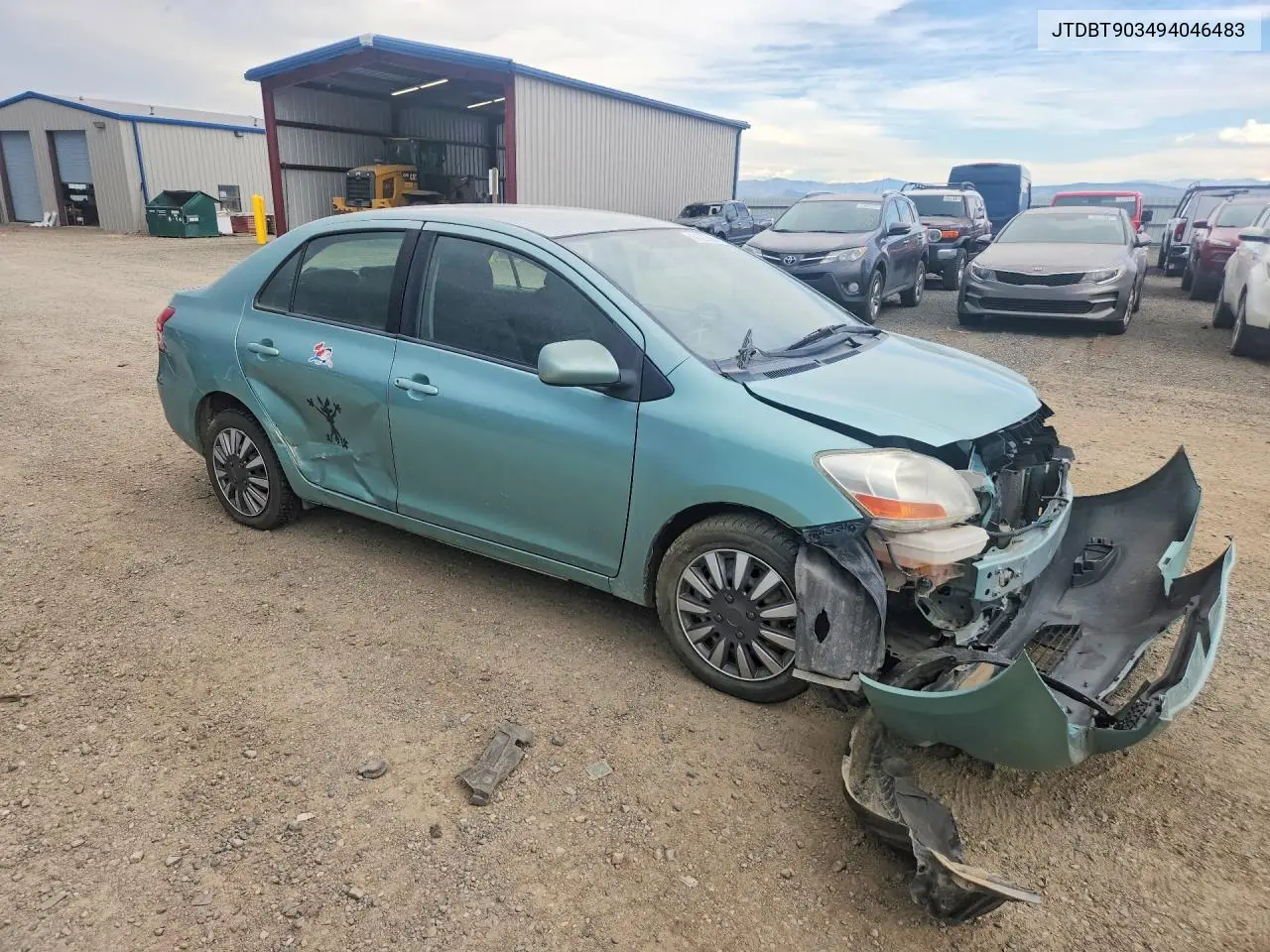 2009 Toyota Yaris Base VIN: JTDBT903494046483 Lot: 61623356