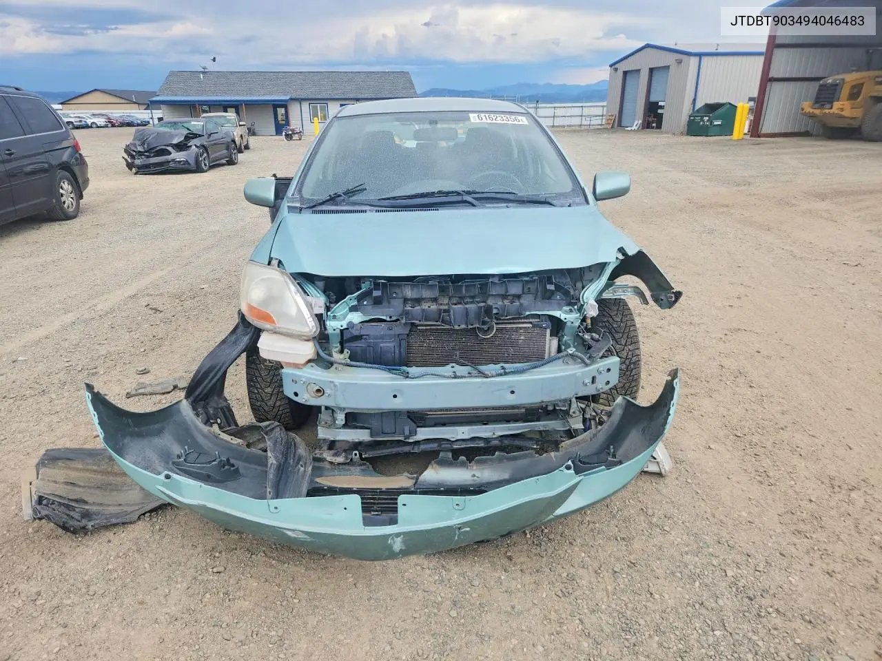 2009 Toyota Yaris Base VIN: JTDBT903494046483 Lot: 61623356