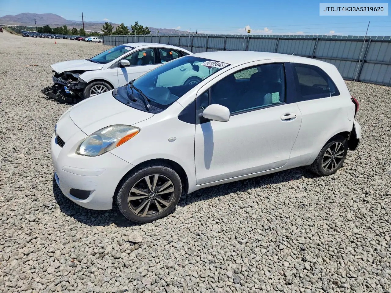 2010 Toyota Yaris Base VIN: JTDJT4K33A5319620 Lot: 60195946