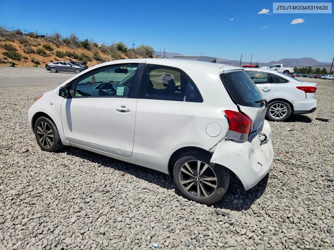 2010 Toyota Yaris Base VIN: JTDJT4K33A5319620 Lot: 60195946