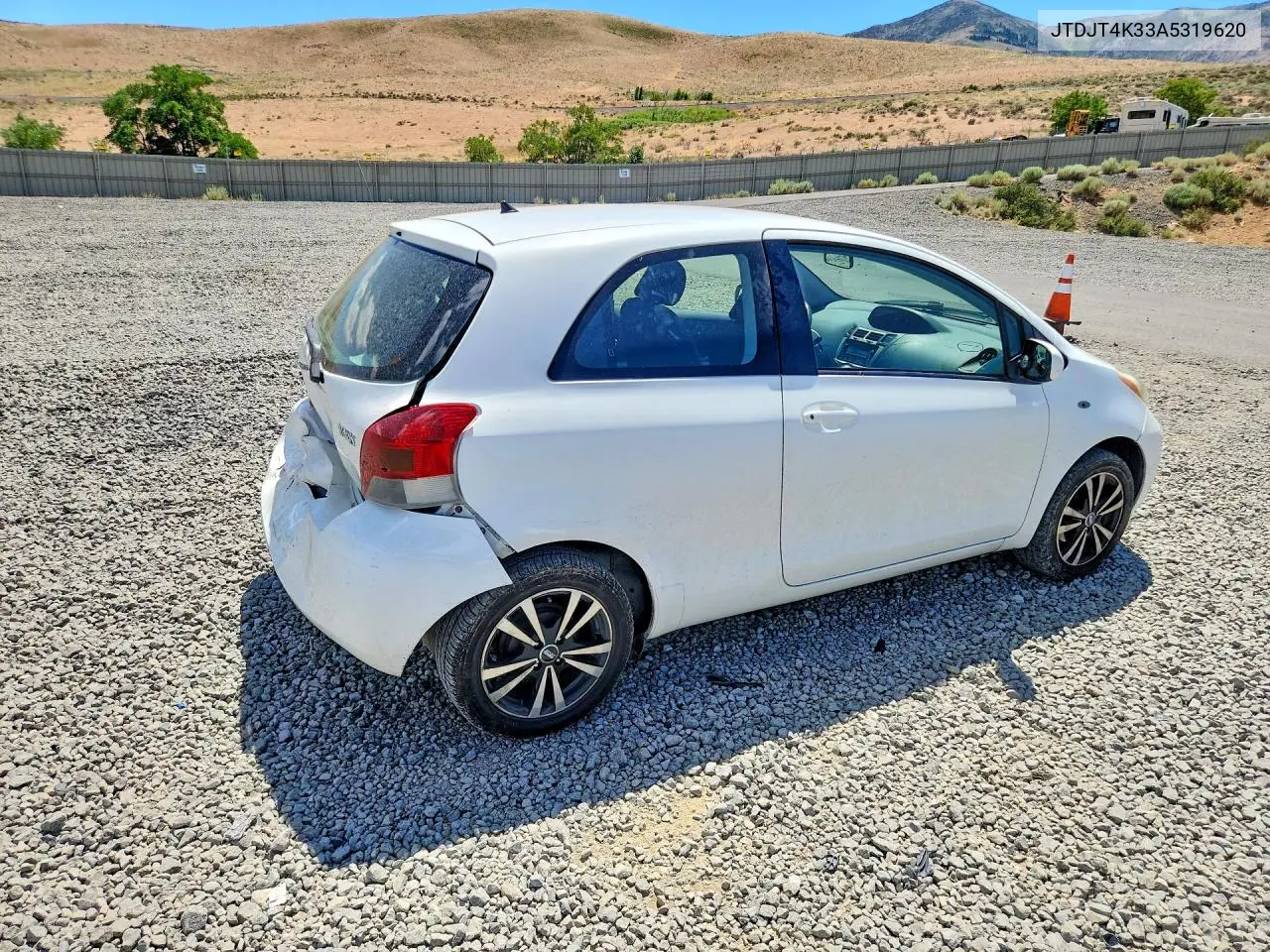 2010 Toyota Yaris Base VIN: JTDJT4K33A5319620 Lot: 60195946