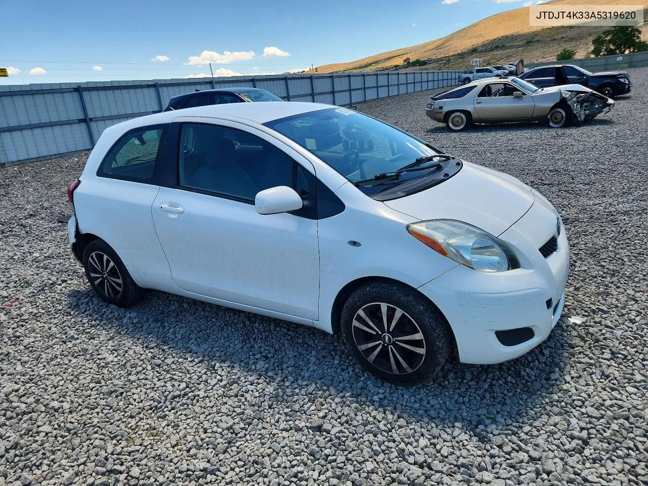 2010 Toyota Yaris Base VIN: JTDJT4K33A5319620 Lot: 60195946