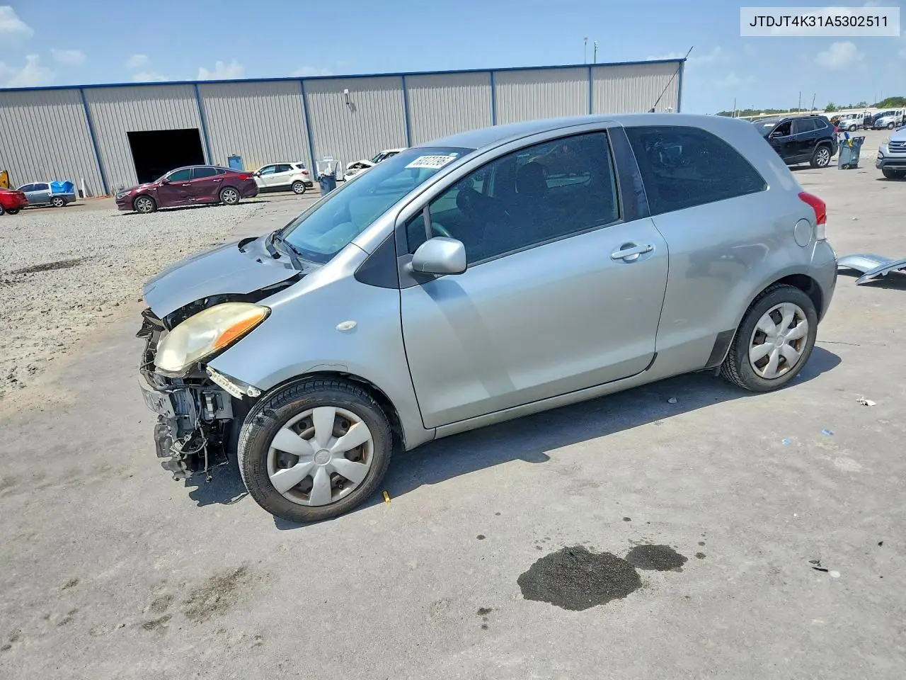 2010 Toyota Yaris Base VIN: JTDJT4K31A5302511 Lot: 60372796