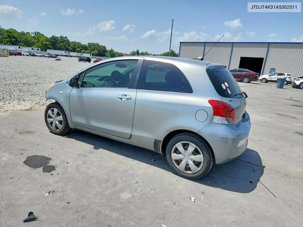 2010 Toyota Yaris Base VIN: JTDJT4K31A5302511 Lot: 60372796