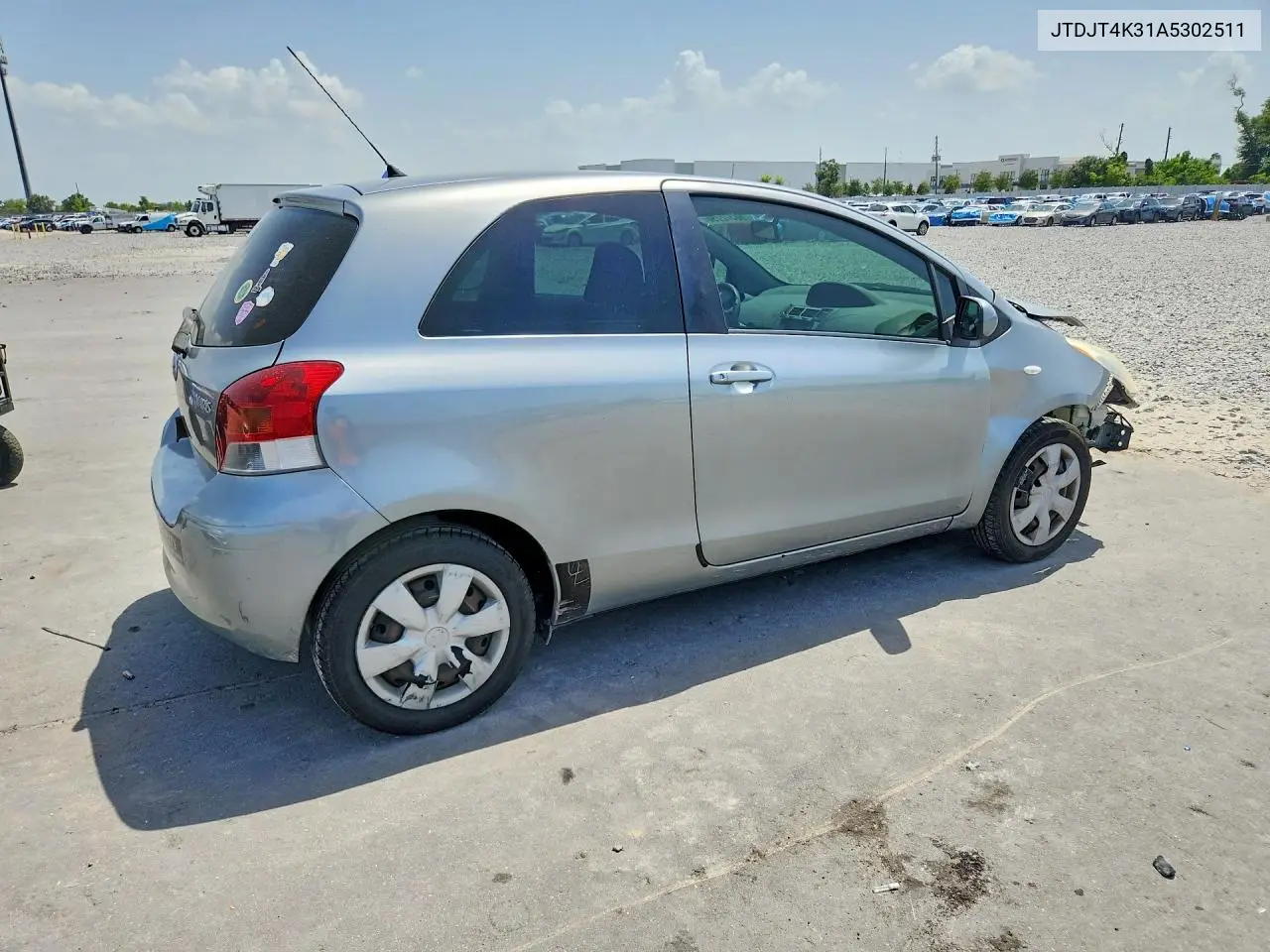 2010 Toyota Yaris Base VIN: JTDJT4K31A5302511 Lot: 60372796