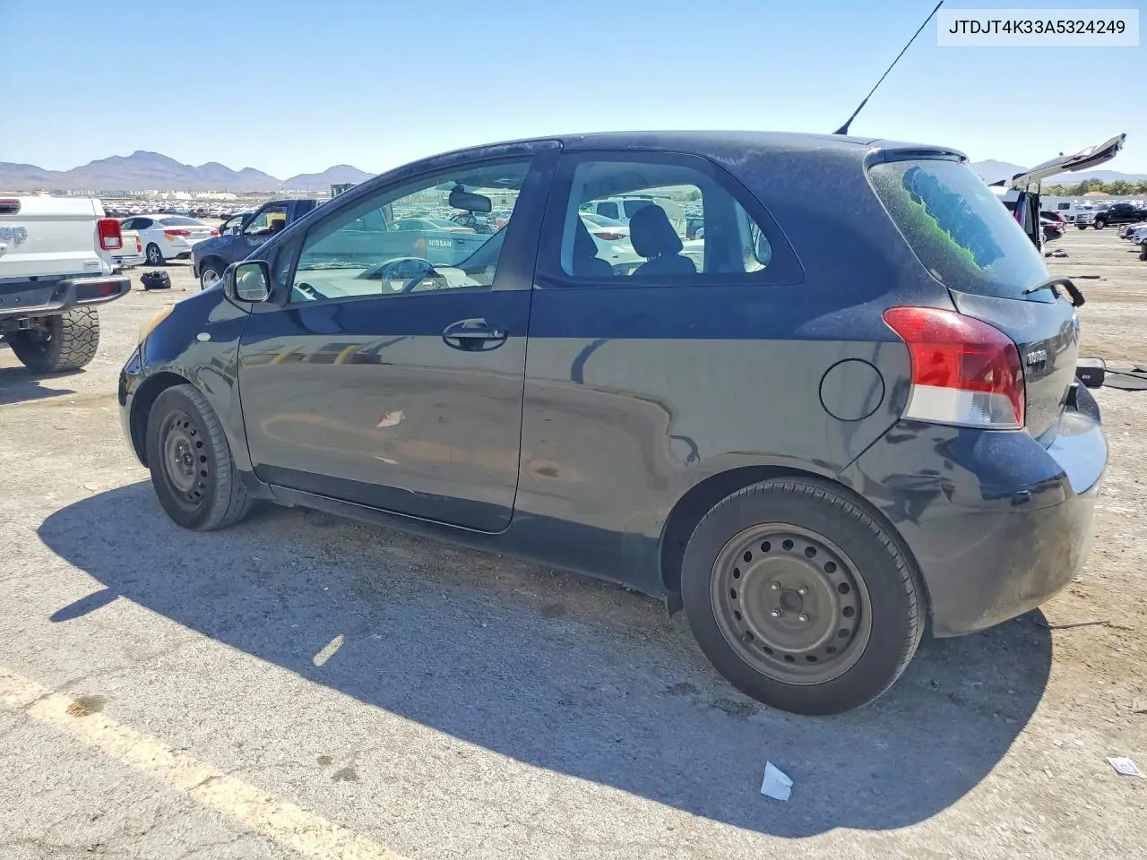 2010 Toyota Yaris Base VIN: JTDJT4K33A5324249 Lot: 60597656