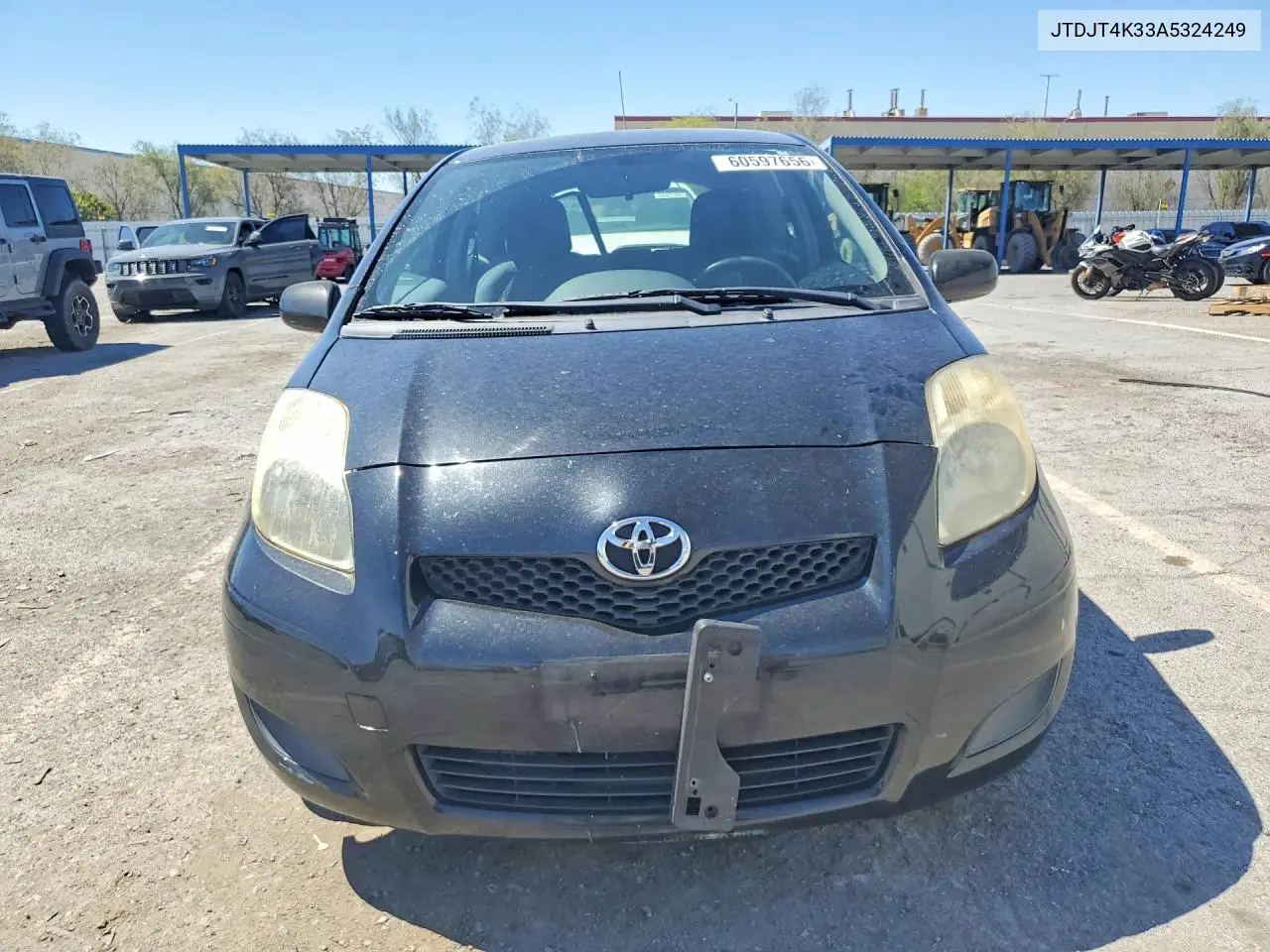 2010 Toyota Yaris Base VIN: JTDJT4K33A5324249 Lot: 60597656