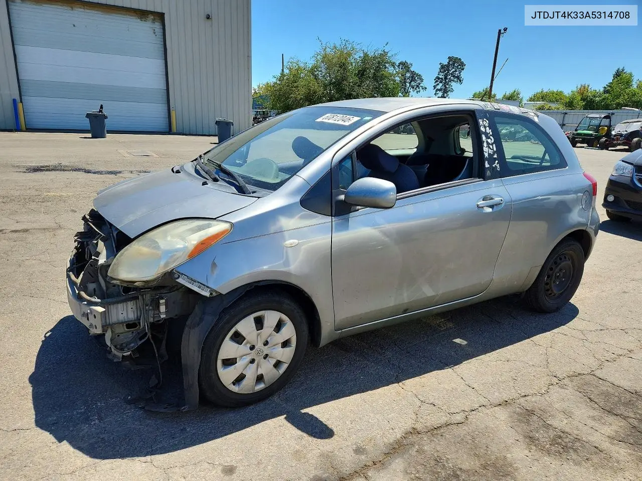 2010 Toyota Yaris Base VIN: JTDJT4K33A5314708 Lot: 60812046