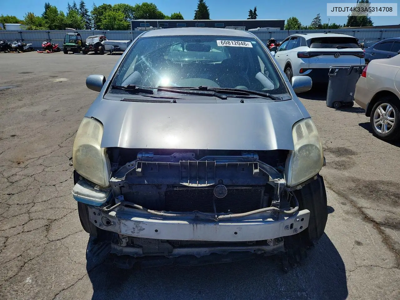 2010 Toyota Yaris Base VIN: JTDJT4K33A5314708 Lot: 60812046