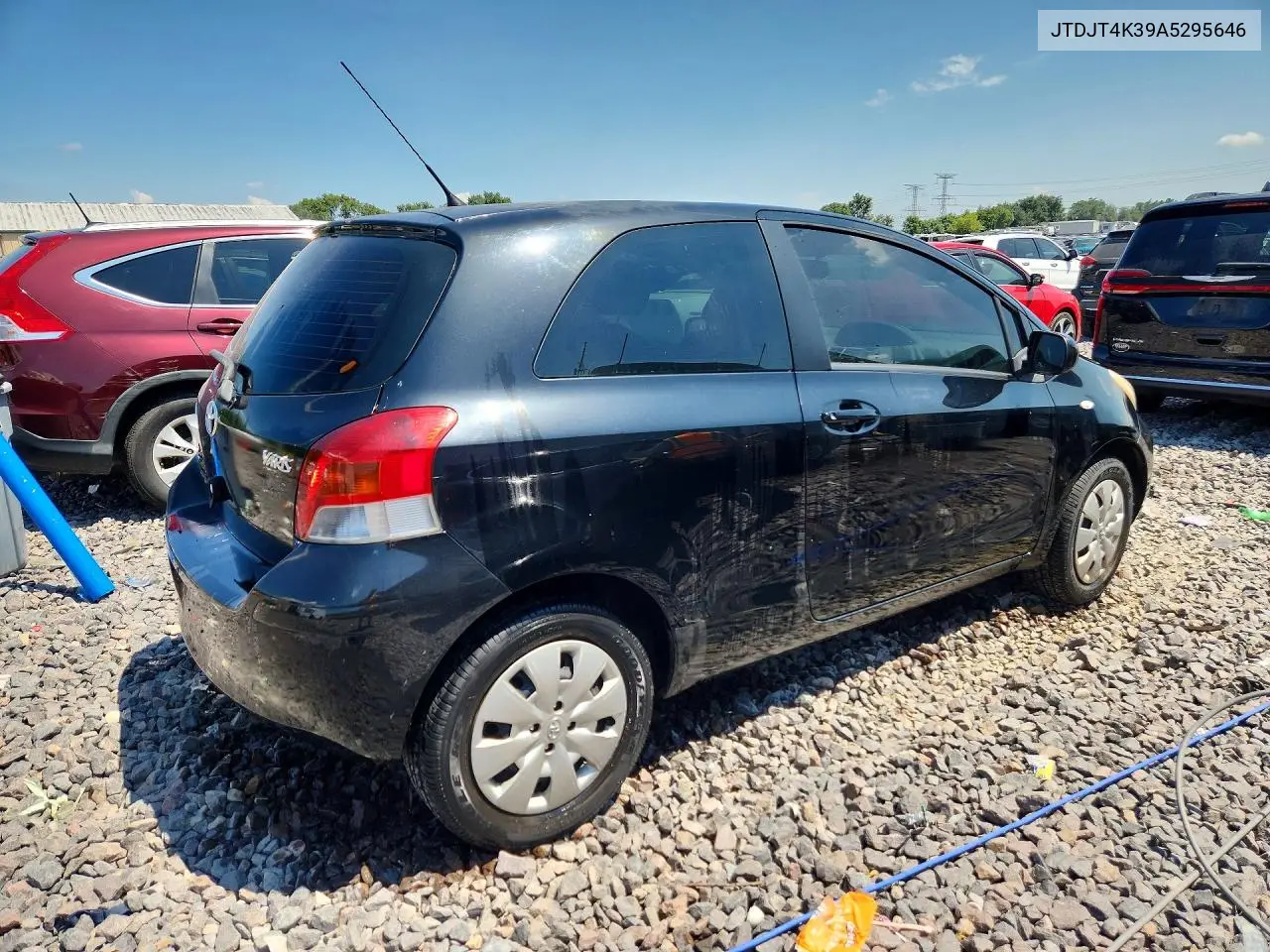 2010 Toyota Yaris Base VIN: JTDJT4K39A5295646 Lot: 61183296