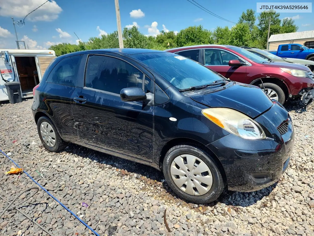 2010 Toyota Yaris Base VIN: JTDJT4K39A5295646 Lot: 61183296