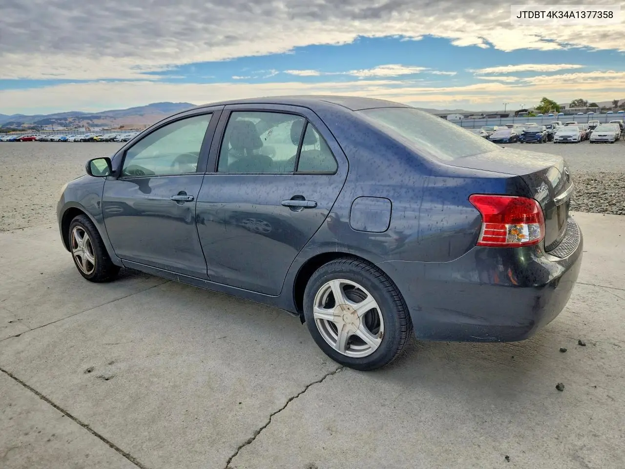 2010 Toyota Yaris Base VIN: JTDBT4K34A1377358 Lot: 61595996
