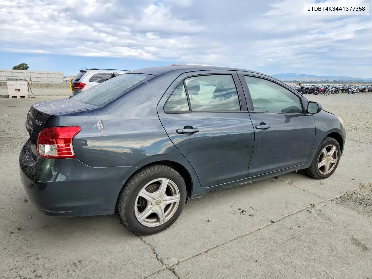 2010 Toyota Yaris Base VIN: JTDBT4K34A1377358 Lot: 61595996