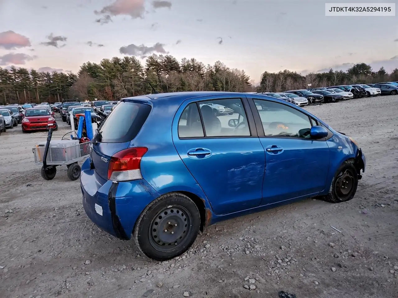 JTDKT4K32A5294195 2010 Toyota Yaris