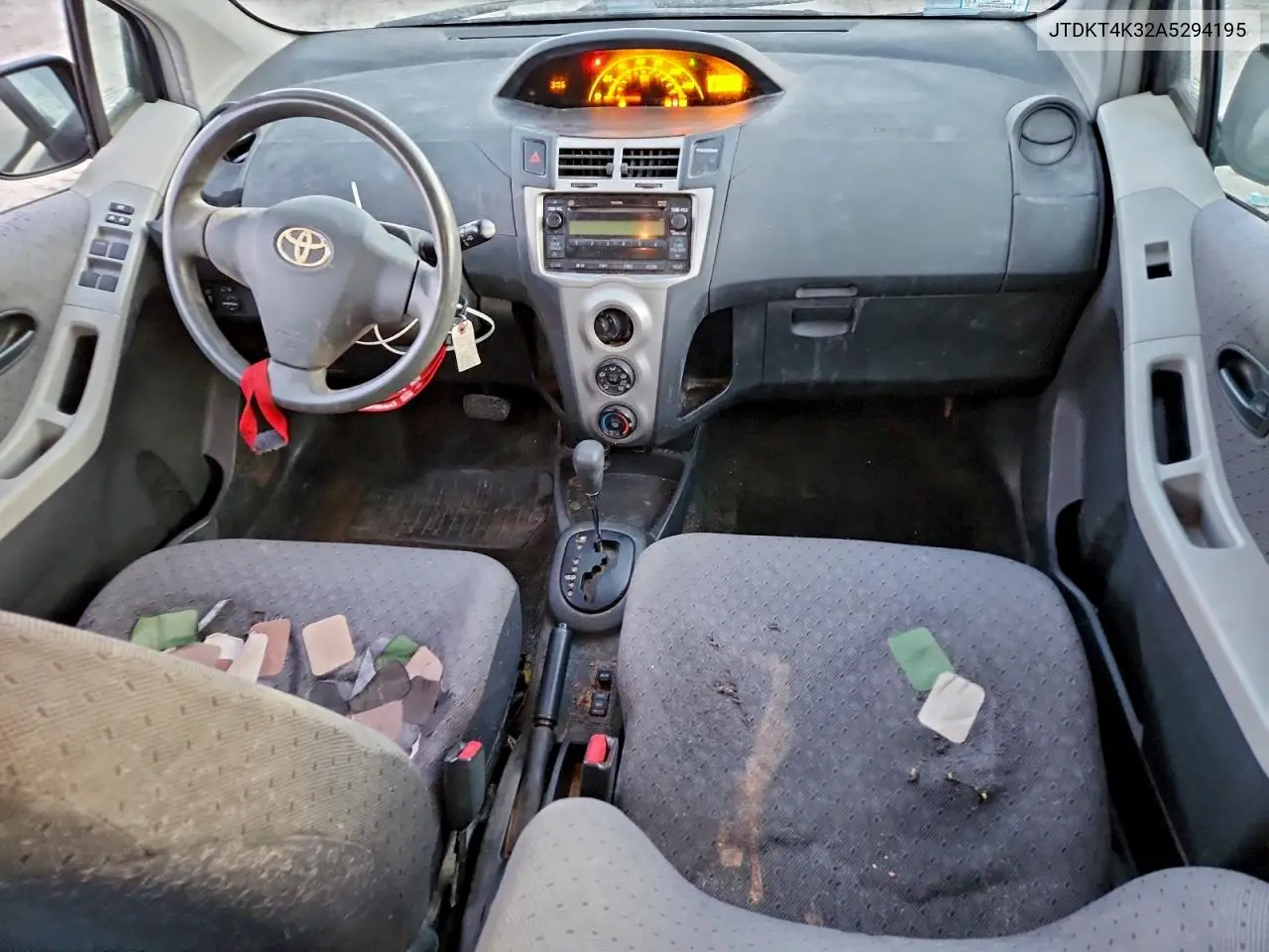 JTDKT4K32A5294195 2010 Toyota Yaris