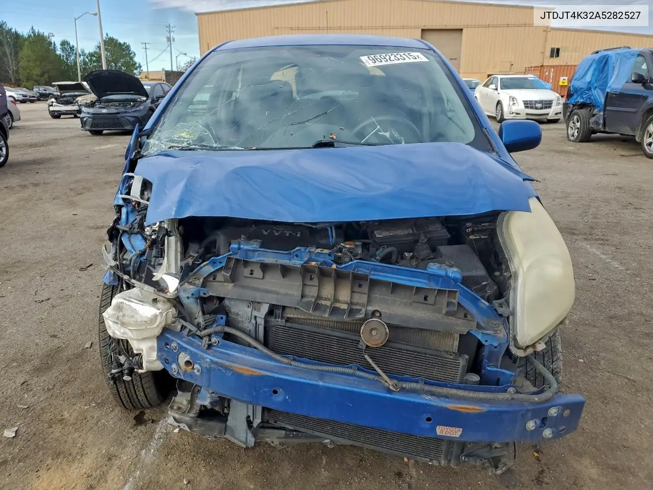 JTDJT4K32A5282527 2010 Toyota Yaris