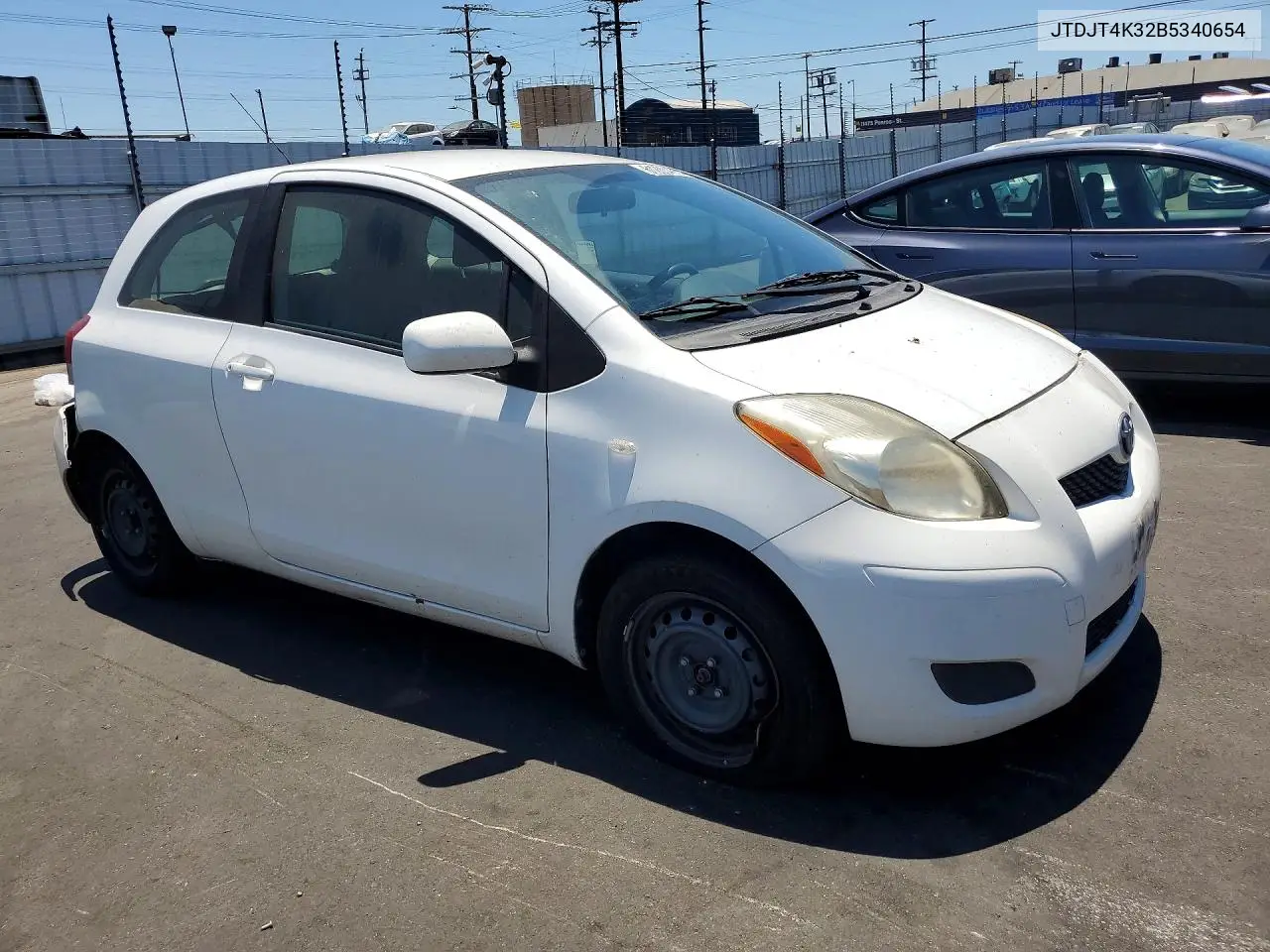 2011 Toyota Yaris Base VIN: JTDJT4K32B5340654 Lot: 61200476