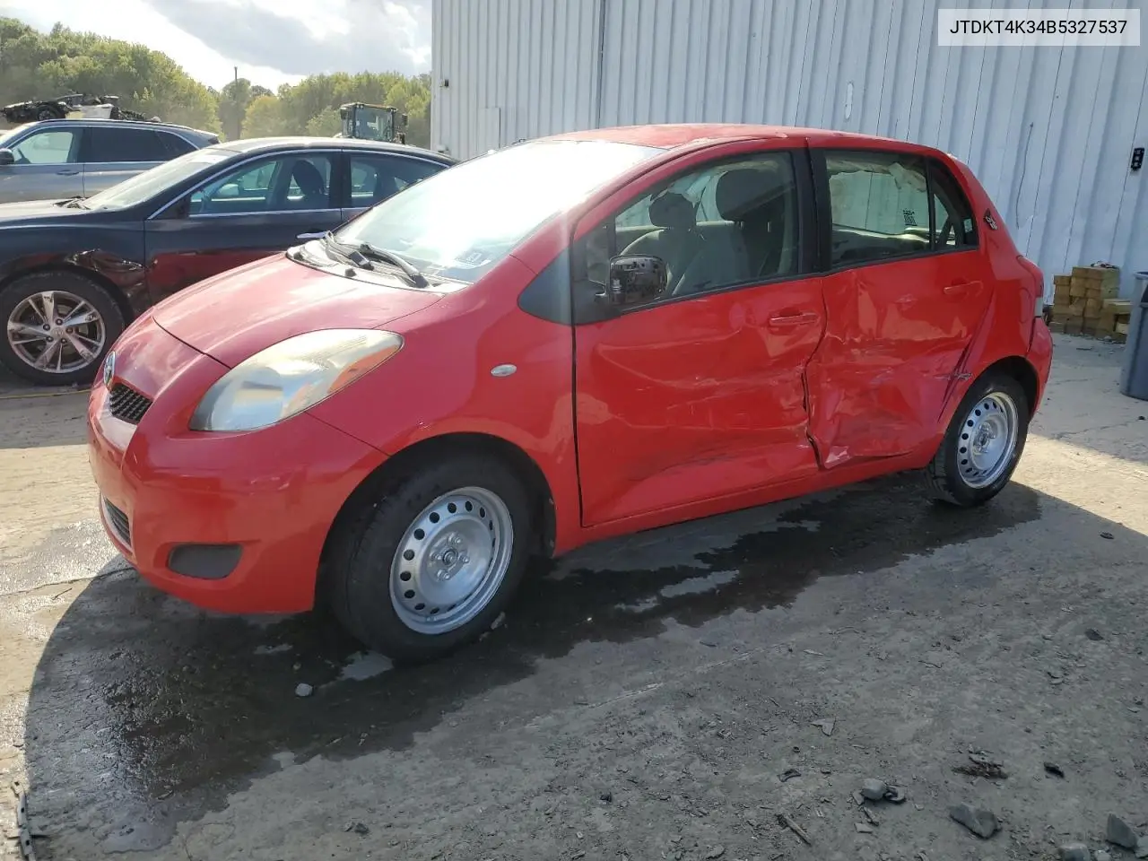 JTDKT4K34B5327537 2011 Toyota Yaris Base