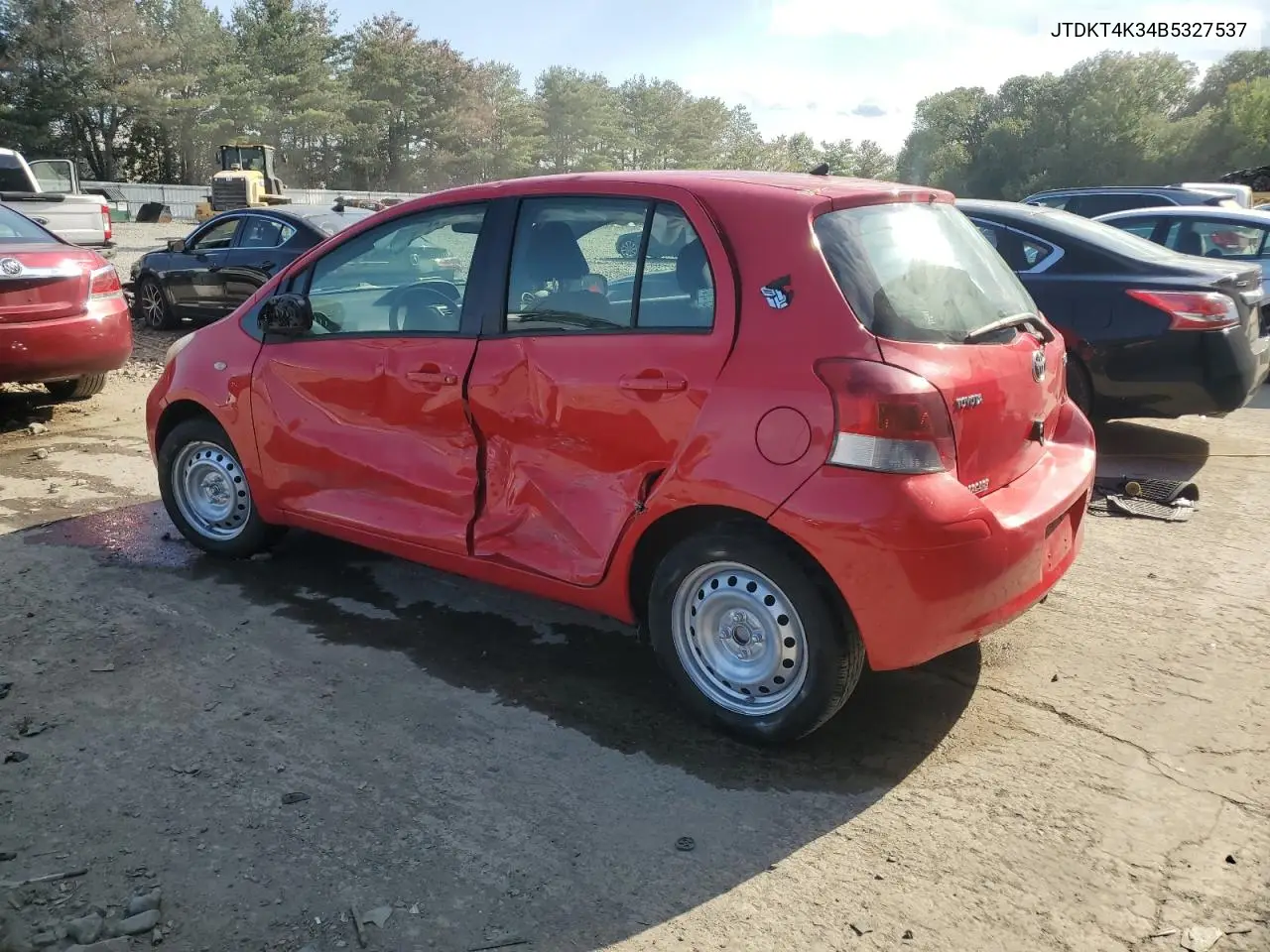 JTDKT4K34B5327537 2011 Toyota Yaris Base