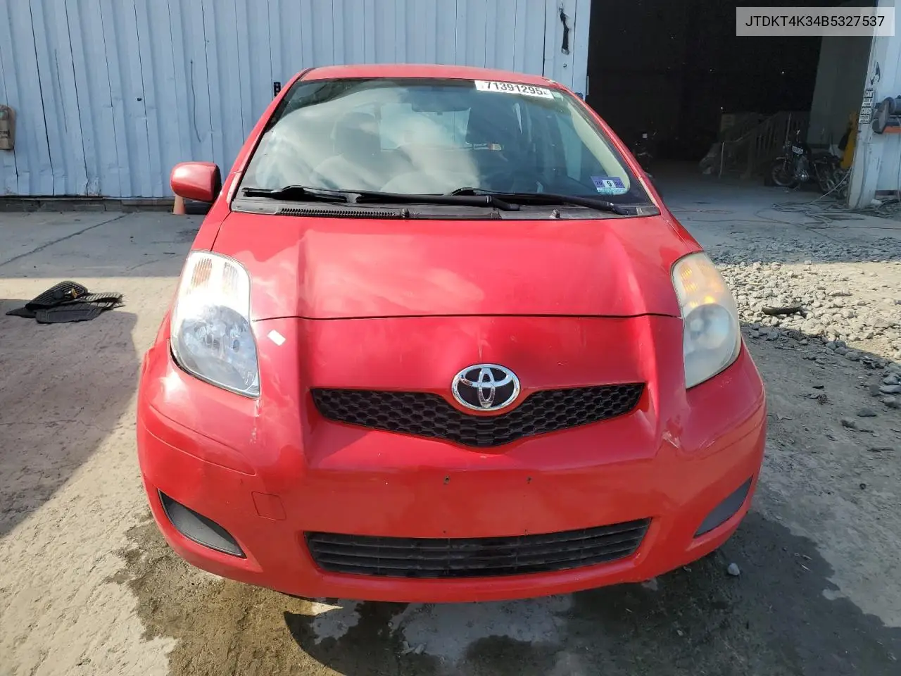 JTDKT4K34B5327537 2011 Toyota Yaris Base