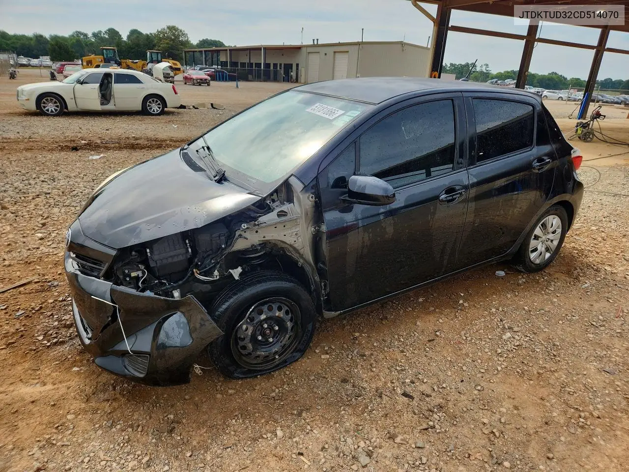 2012 Toyota Yaris 5-Door Le VIN: JTDKTUD32CD514070 Lot: 53181866