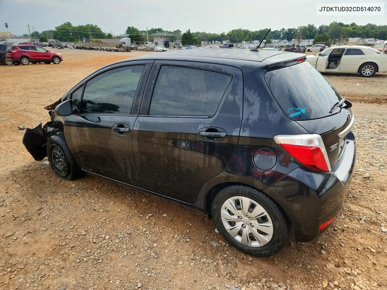 2012 Toyota Yaris 5-Door Le VIN: JTDKTUD32CD514070 Lot: 53181866