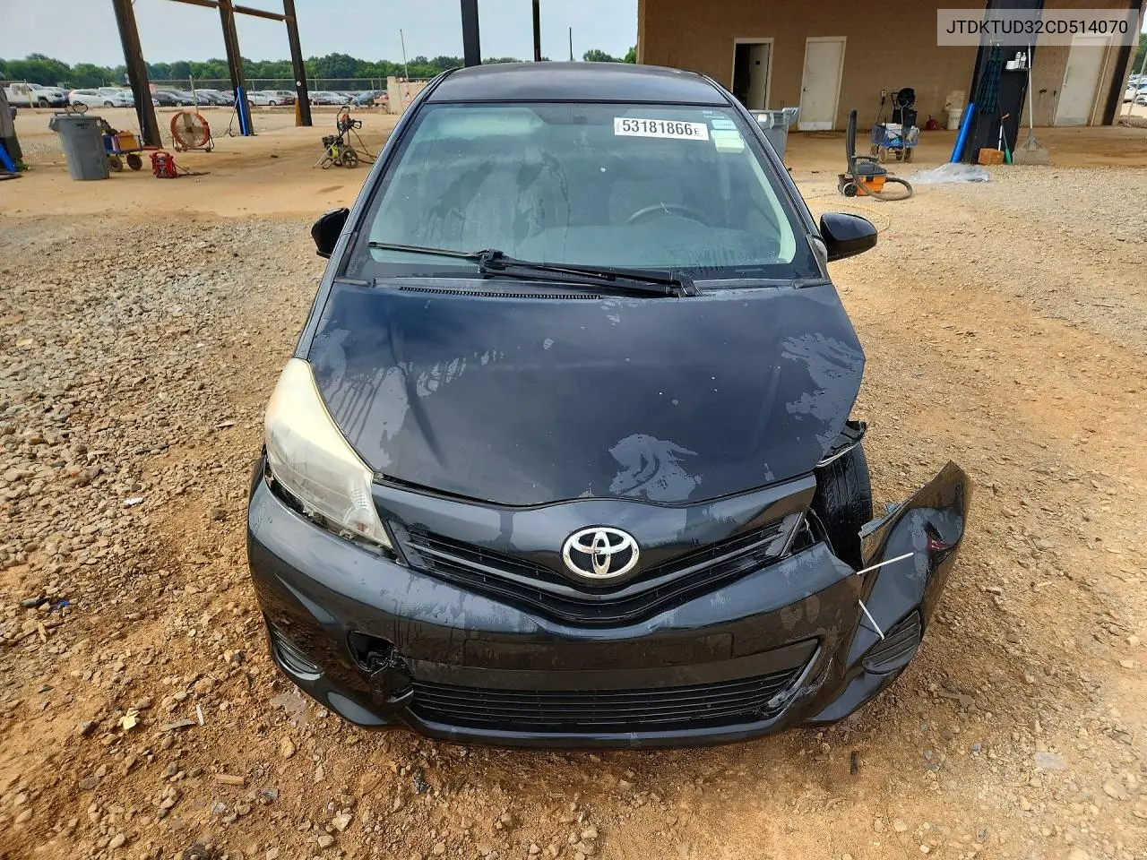 2012 Toyota Yaris 5-Door Le VIN: JTDKTUD32CD514070 Lot: 53181866