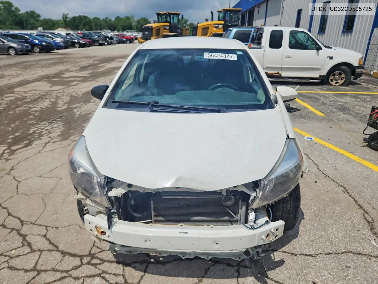 2012 Toyota Yaris 5-Door Se VIN: JTDKTUD32CD505725 Lot: 56424326