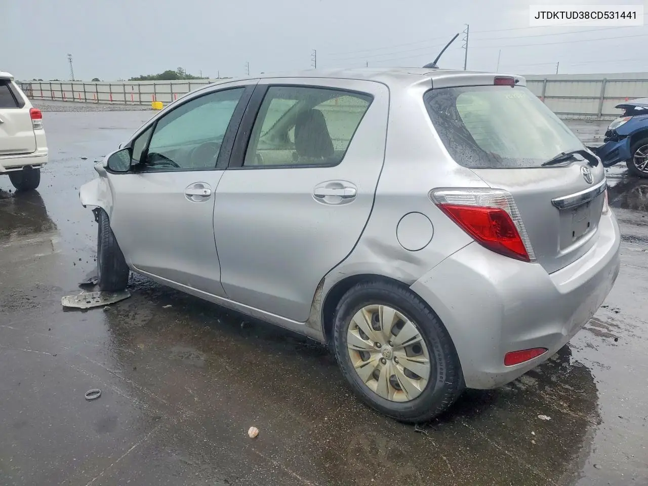 2012 Toyota Yaris 5-Door Le VIN: JTDKTUD38CD531441 Lot: 59741246