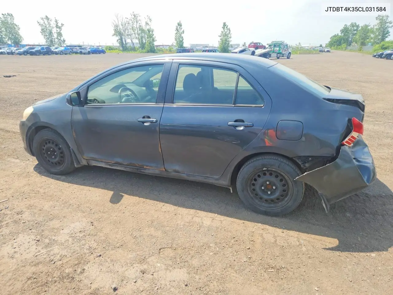 2012 Toyota Yaris Fleet VIN: JTDBT4K35CL031584 Lot: 60124076