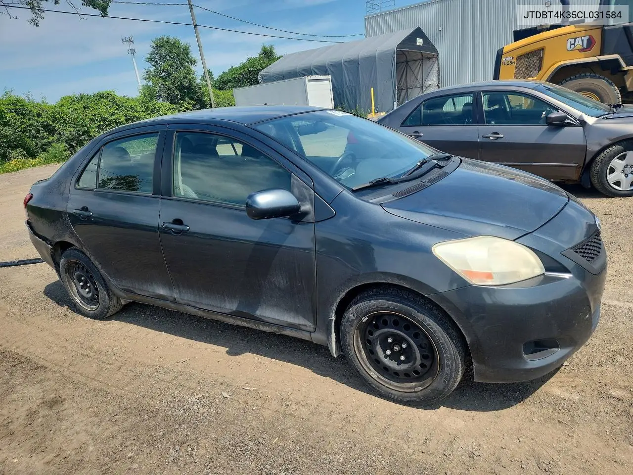 2012 Toyota Yaris Fleet VIN: JTDBT4K35CL031584 Lot: 60124076