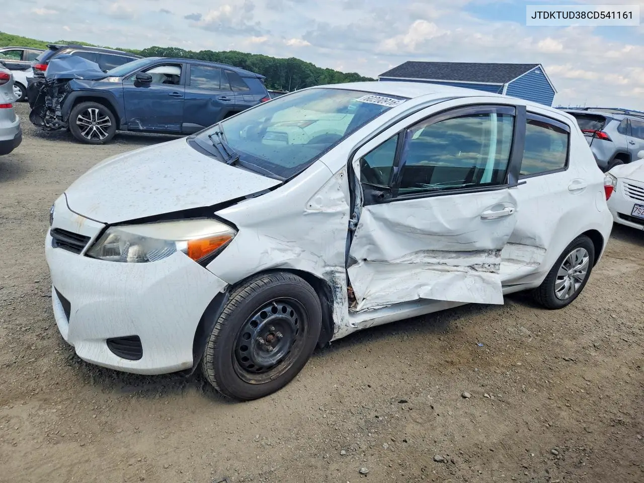 2012 Toyota Yaris 5-Door L VIN: JTDKTUD38CD541161 Lot: 60200916