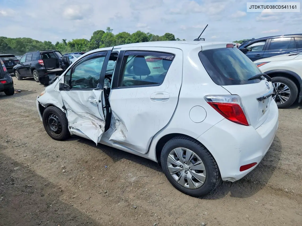 2012 Toyota Yaris 5-Door L VIN: JTDKTUD38CD541161 Lot: 60200916