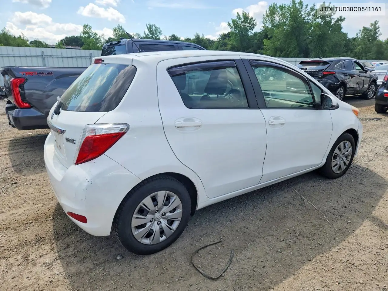 2012 Toyota Yaris 5-Door L VIN: JTDKTUD38CD541161 Lot: 60200916