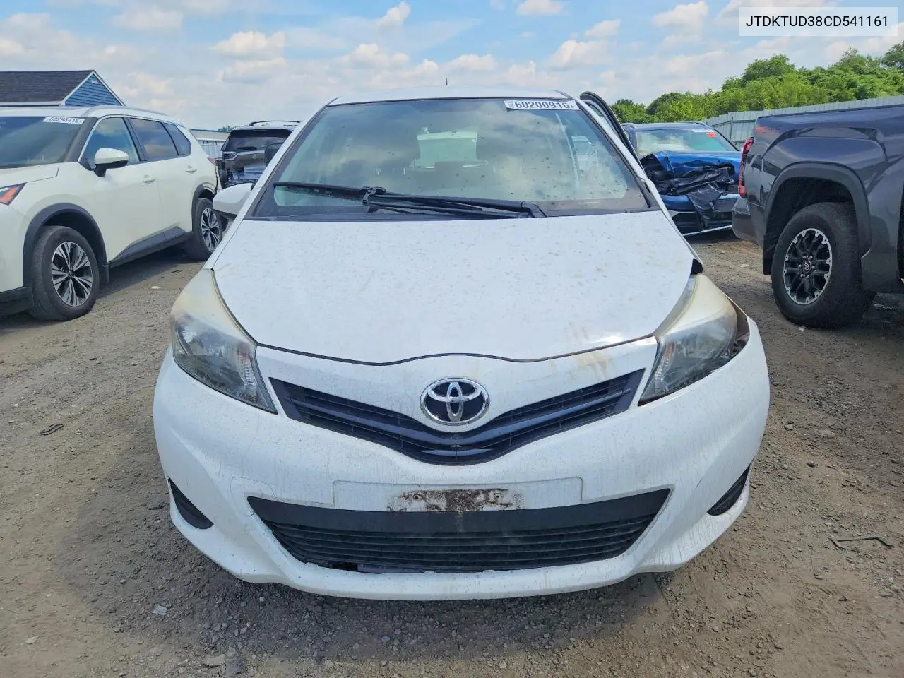 2012 Toyota Yaris 5-Door L VIN: JTDKTUD38CD541161 Lot: 60200916