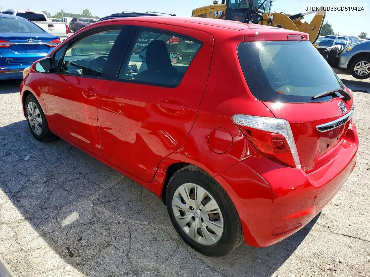 2012 Toyota Yaris 5-Door L VIN: JTDKTUD33CD519424 Lot: 60575196