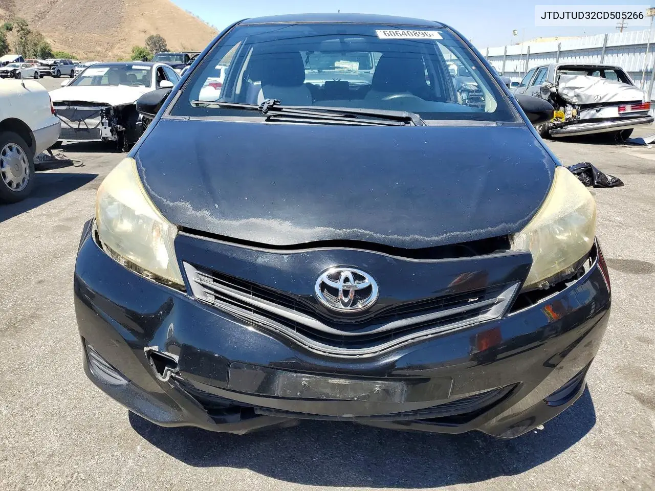 2012 Toyota Yaris 3-Door Le VIN: JTDJTUD32CD505266 Lot: 60640896