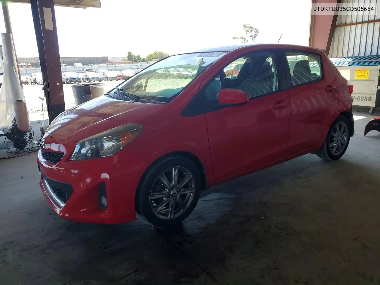 2012 Toyota Yaris 5-Door Se VIN: JTDKTUD35CD505654 Lot: 60976496