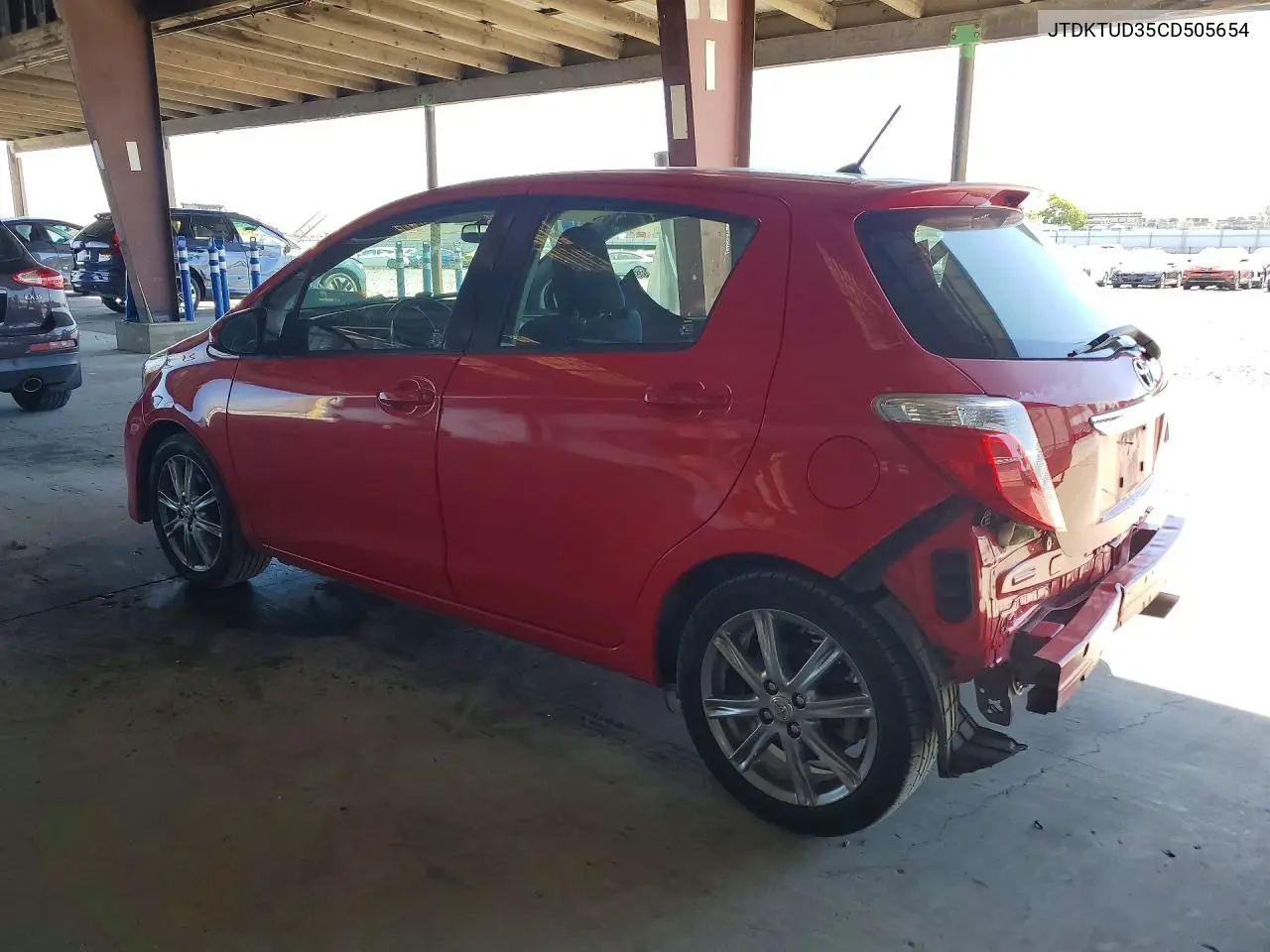 2012 Toyota Yaris 5-Door Se VIN: JTDKTUD35CD505654 Lot: 60976496