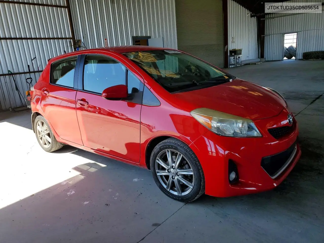2012 Toyota Yaris 5-Door Se VIN: JTDKTUD35CD505654 Lot: 60976496
