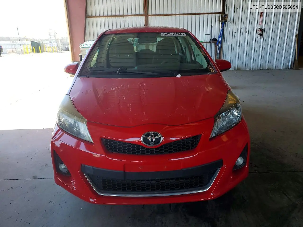 2012 Toyota Yaris 5-Door Se VIN: JTDKTUD35CD505654 Lot: 60976496